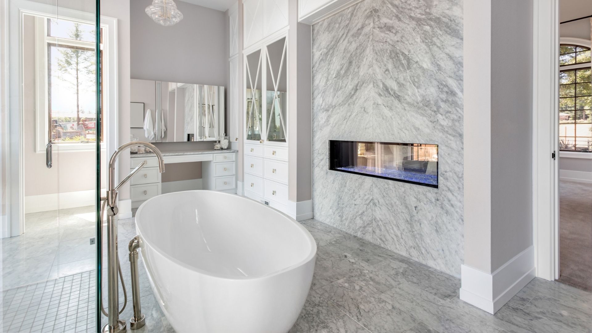 New bathtub installed in a bathroom in Bradenton FL